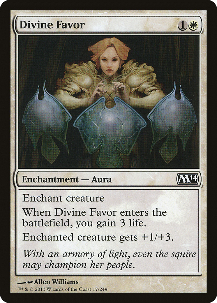 Divine Favor (M14-017) [Magic 2014]