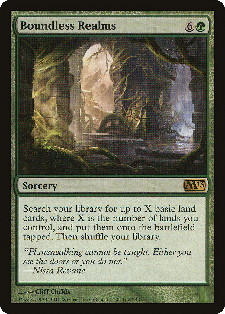 Boundless Realms (M13-162) [Magic 2013] Foil