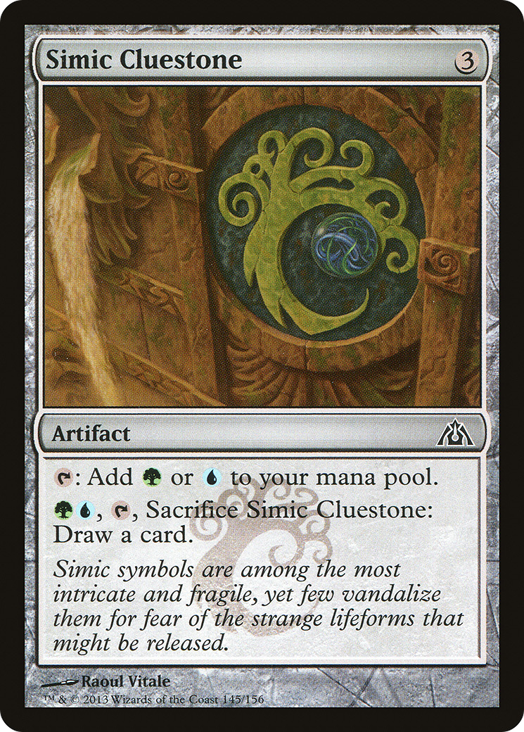 Simic Cluestone (DGM-145) [Dragon's Maze] Foil