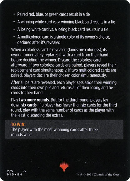 Day Vs. Night // Day vs. Night (cont'd) (MMID-002) [Innistrad: Midnight Hunt Minigames] Foil