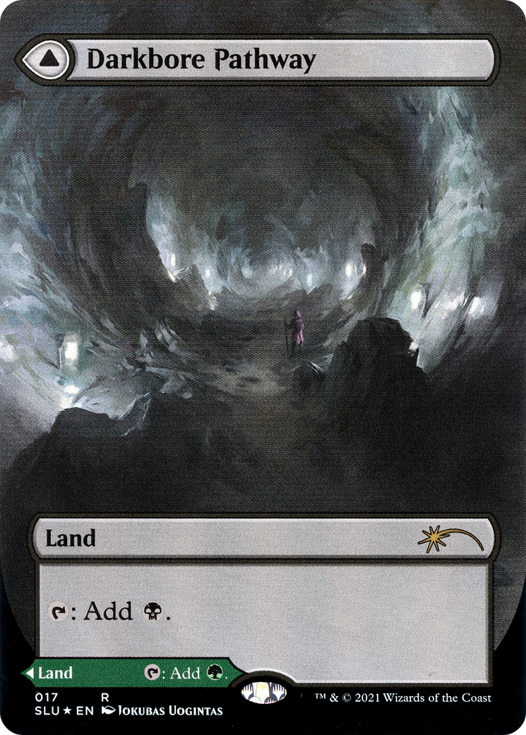 Darkbore Pathway (Borderless) (SLU-017) (Showcase) [Secret Lair: Ultimate Edition] Foil