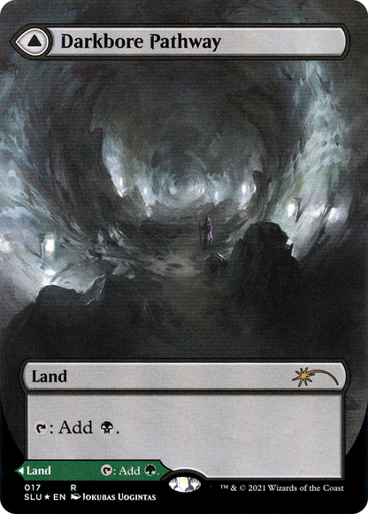 Darkbore Pathway (Borderless) (SLU-017) (Showcase) [Secret Lair: Ultimate Edition] Foil