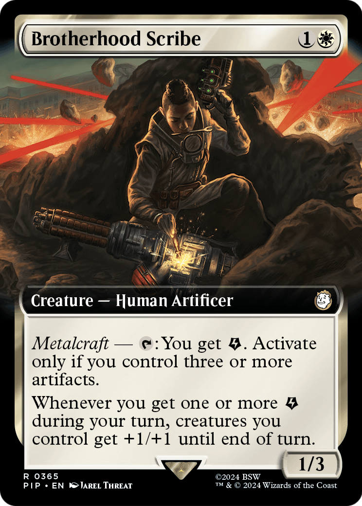 Brotherhood Scribe (Extended Art) (PIP-365) [Fallout]
