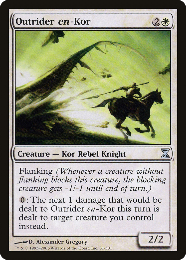 Outrider en-Kor (TSP-031) [Time Spiral] Foil