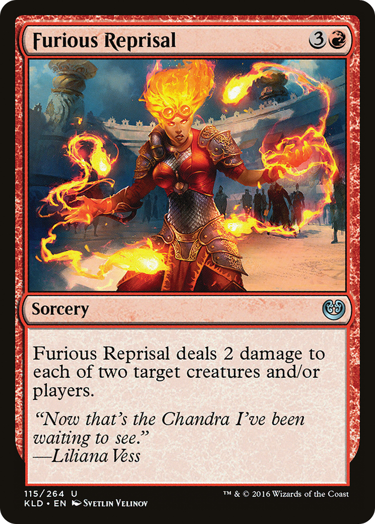 Furious Reprisal (KLD-115) [Kaladesh] Foil