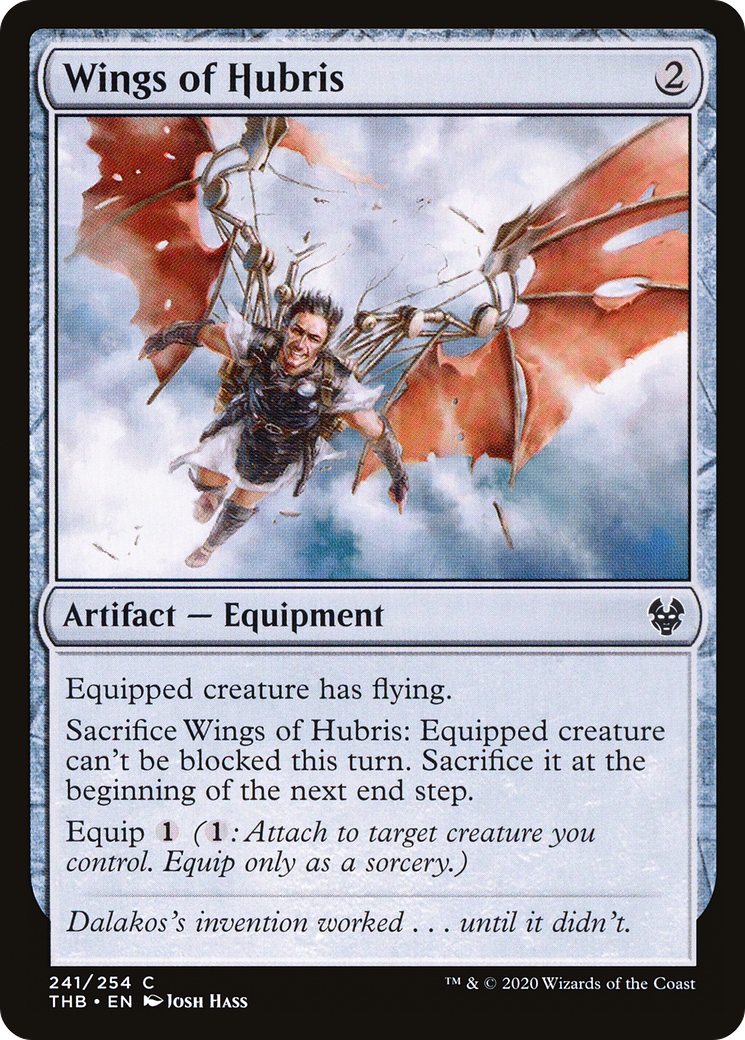 Wings of Hubris (THB-241) [Theros Beyond Death] Foil