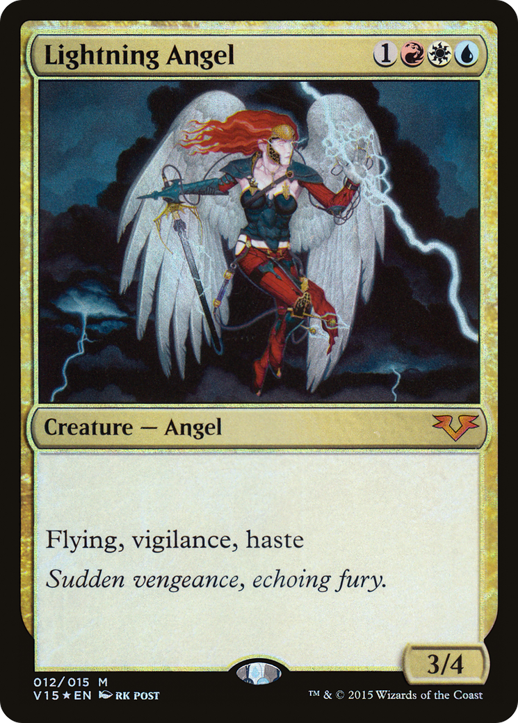 Lightning Angel (V15-012) [From the Vault: Angels] Foil