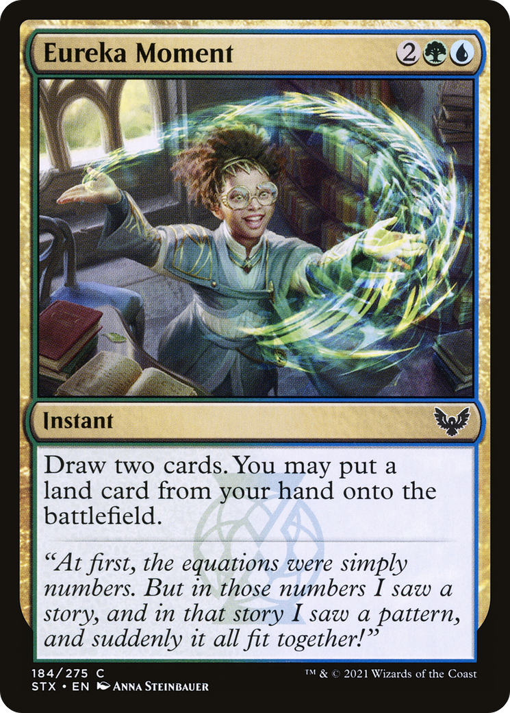 Eureka Moment (STX-184) [Strixhaven: School of Mages] Foil