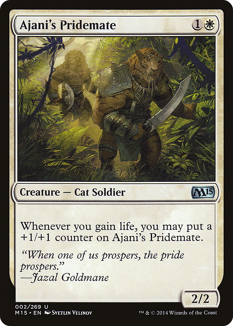 Ajani's Pridemate (M15-002) [Magic 2015]