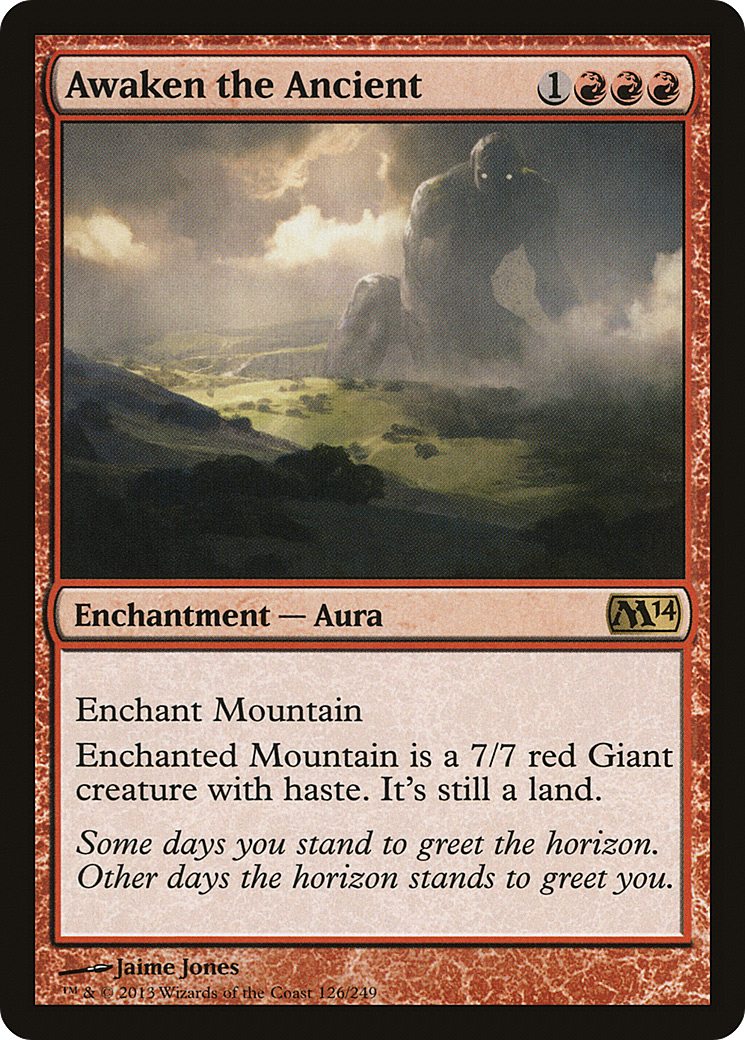 Awaken the Ancient (M14-126) [Magic 2014] Foil