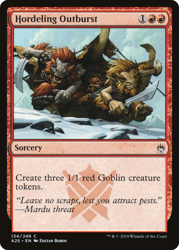 Hordeling Outburst (A25-134) [Masters 25] Foil