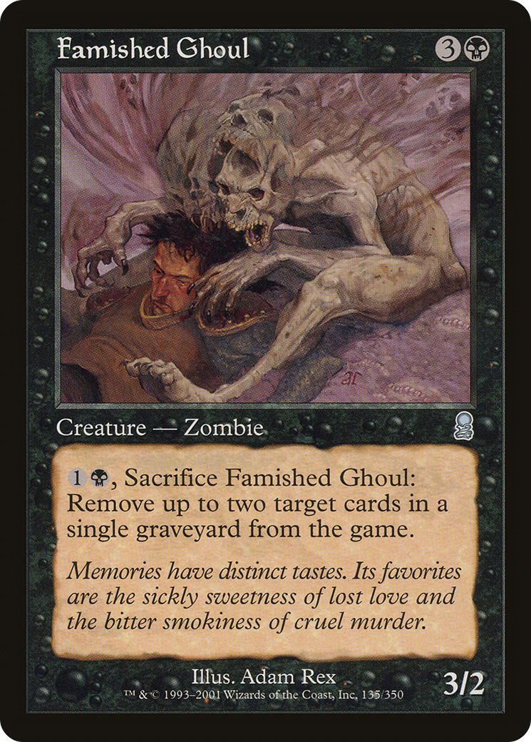 Famished Ghoul (ODY-135) [Odyssey] Foil