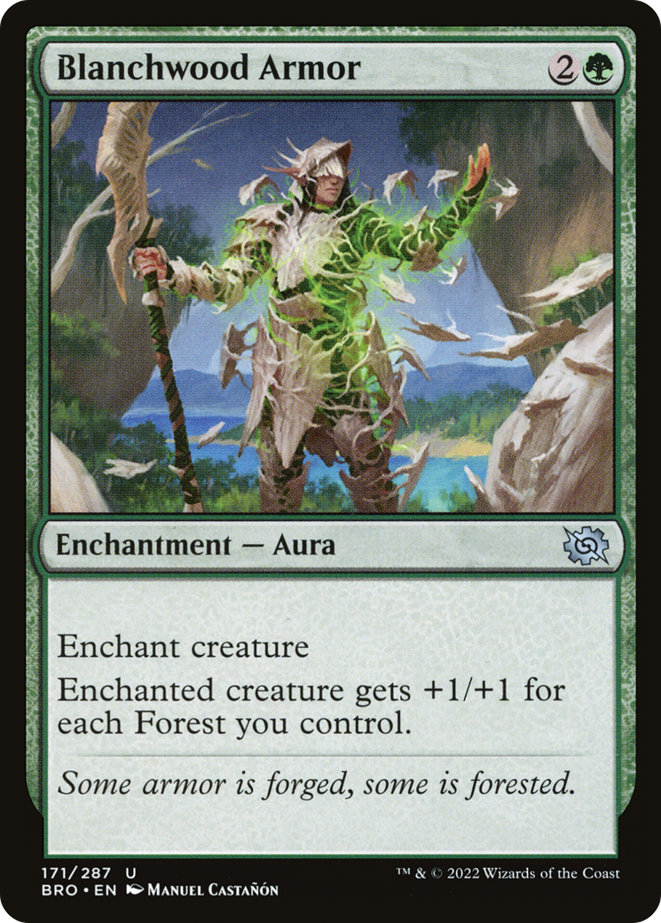 Blanchwood Armor (BRO-171) [The Brothers' War] Foil