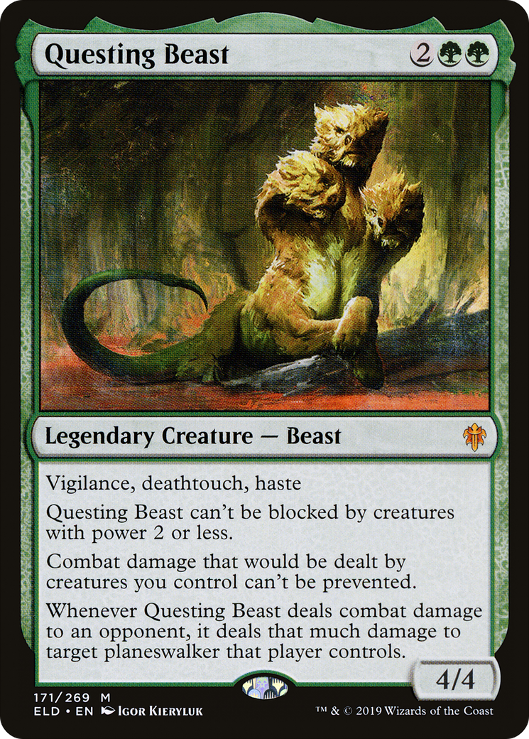 Questing Beast (ELD-171) [Throne of Eldraine] Foil