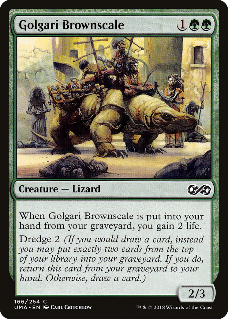 Golgari Brownscale (UMA-166) [Ultimate Masters]