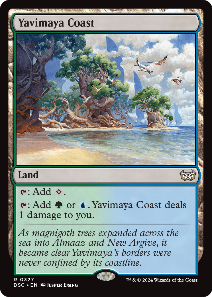 Yavimaya Coast (DSC-327) [Duskmourn: House of Horror Commander]