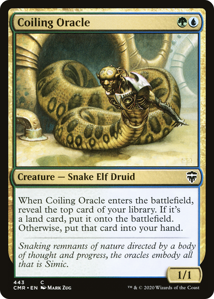 Coiling Oracle (CMR-443) [Commander Legends]