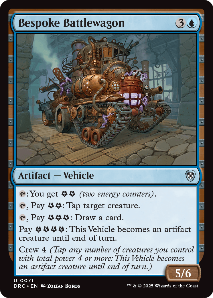 Bespoke Battlewagon (DRC-071) [Commander: Aetherdrift]
