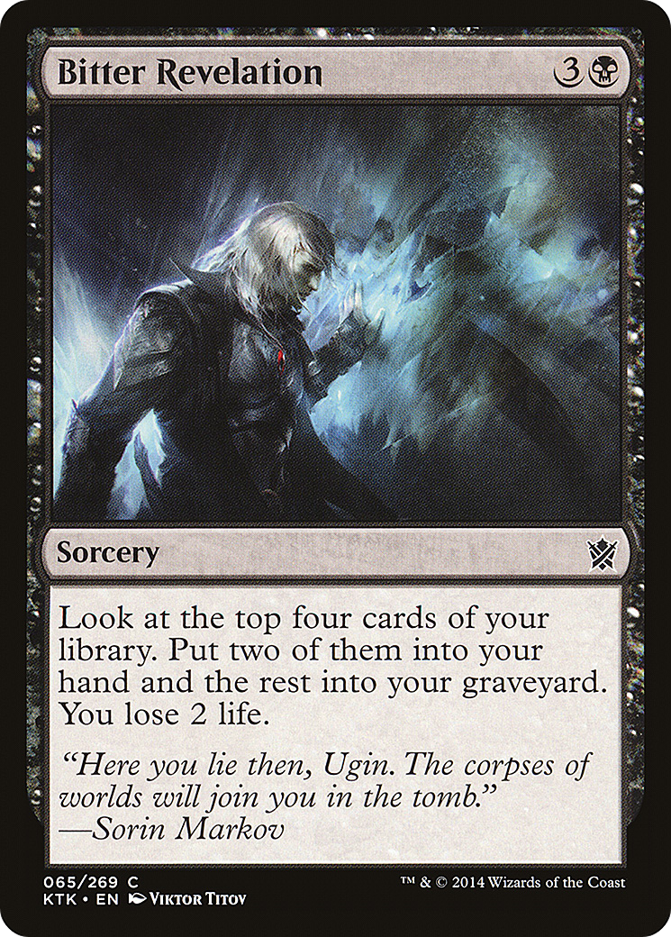 Bitter Revelation (KTK-065) [Khans of Tarkir]