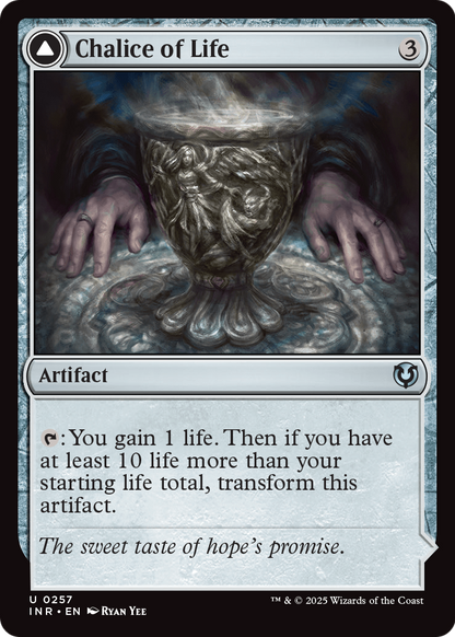Chalice of Life (INR-257) [Innistrad Remastered] Foil