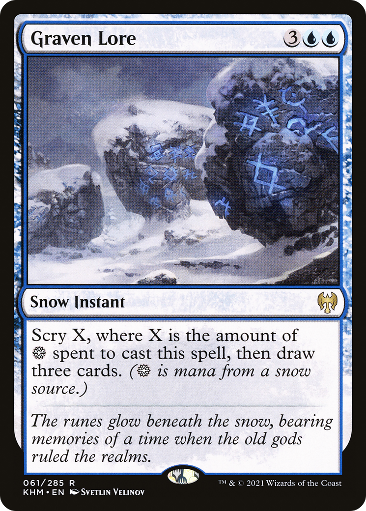 Graven Lore (KHM-061) [Kaldheim] Foil