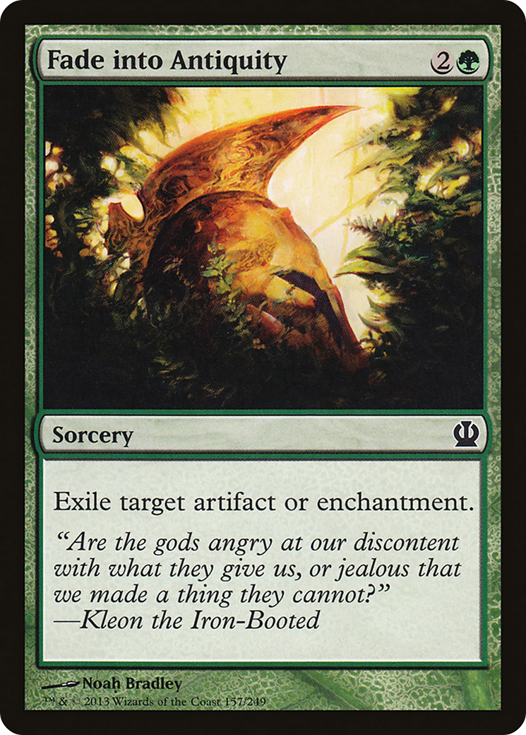 Fade into Antiquity (THS-157) [Theros] Foil