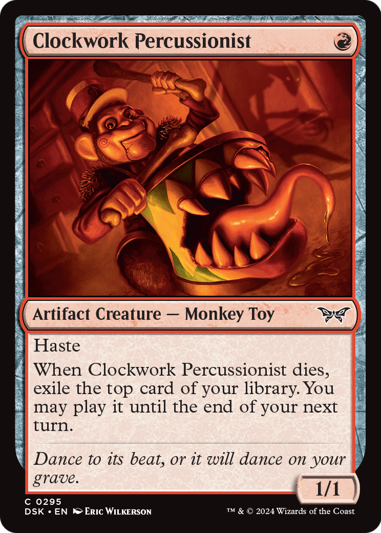 Clockwork Percussionist (DSK-295) [Duskmourn: House of Horror]