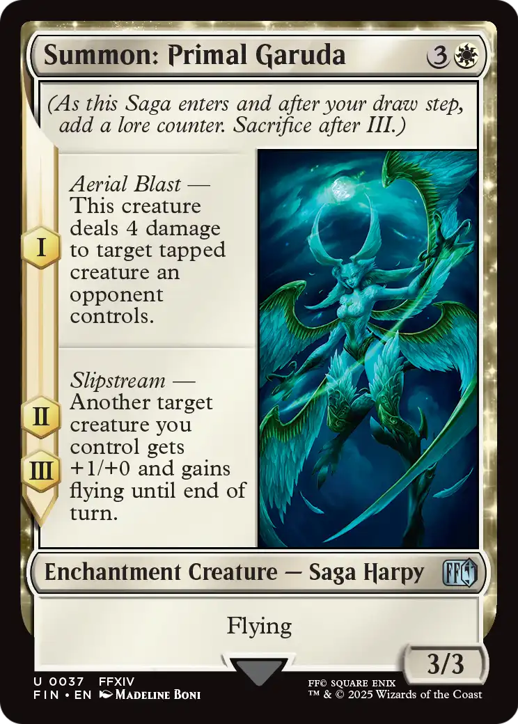 Summon: Primal Garuda (FIN-037) [FINAL FANTASY]