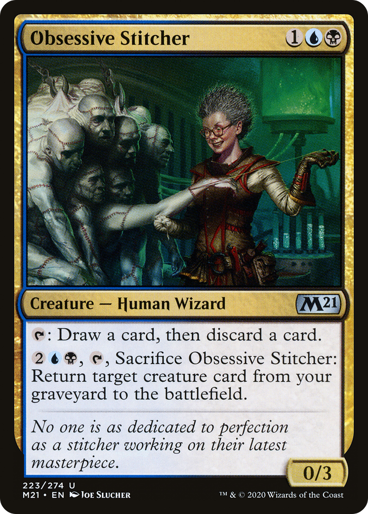 Obsessive Stitcher (M21-223) [Core Set 2021] Foil