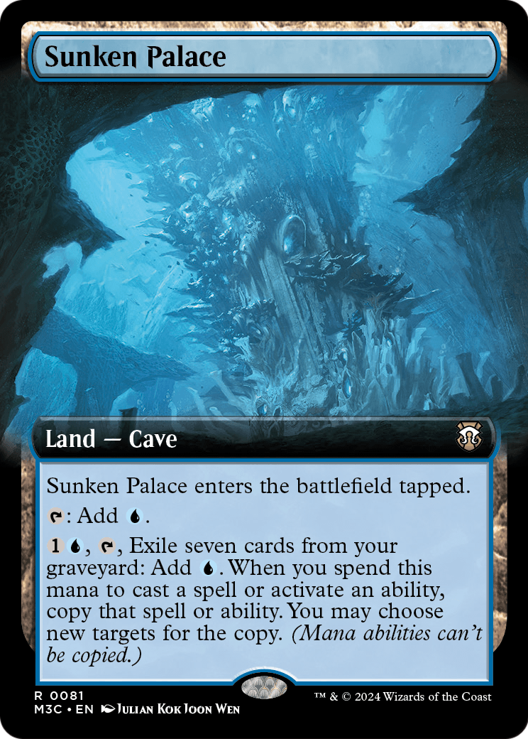 Sunken Palace (Extended Art) (M3C-081) [Modern Horizons 3 Commander]