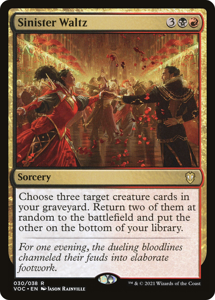 Sinister Waltz (VOC-030) [Crimson Vow Commander]