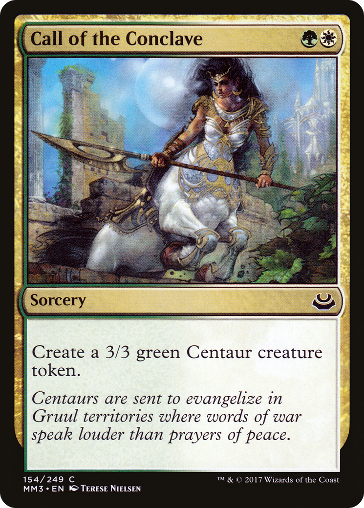 Call of the Conclave (MM3-154) [Modern Masters 2017] Foil