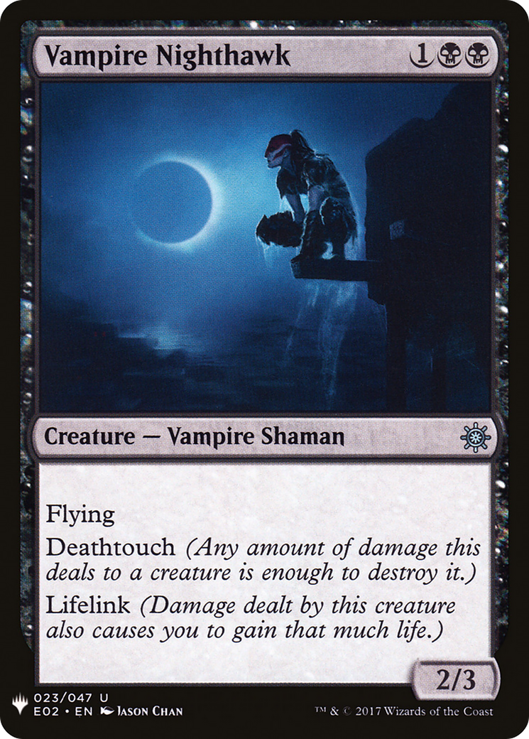 Vampire Nighthawk (E02) (LIST-E02-23) [The List]