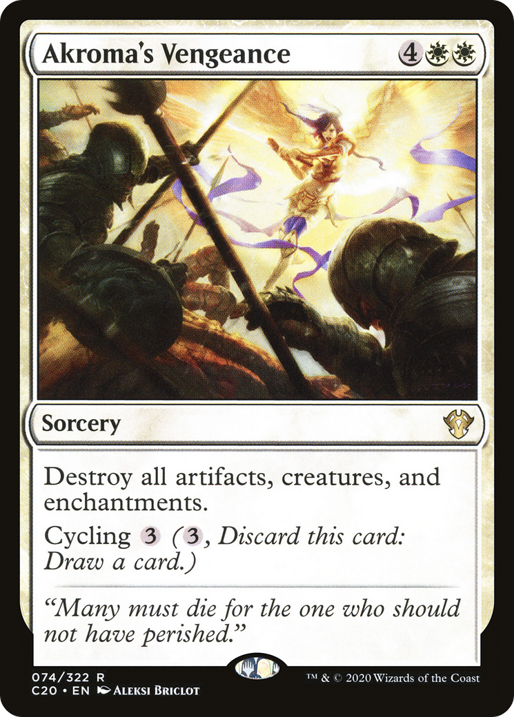 Akroma's Vengeance (C20-074) [Commander 2020]