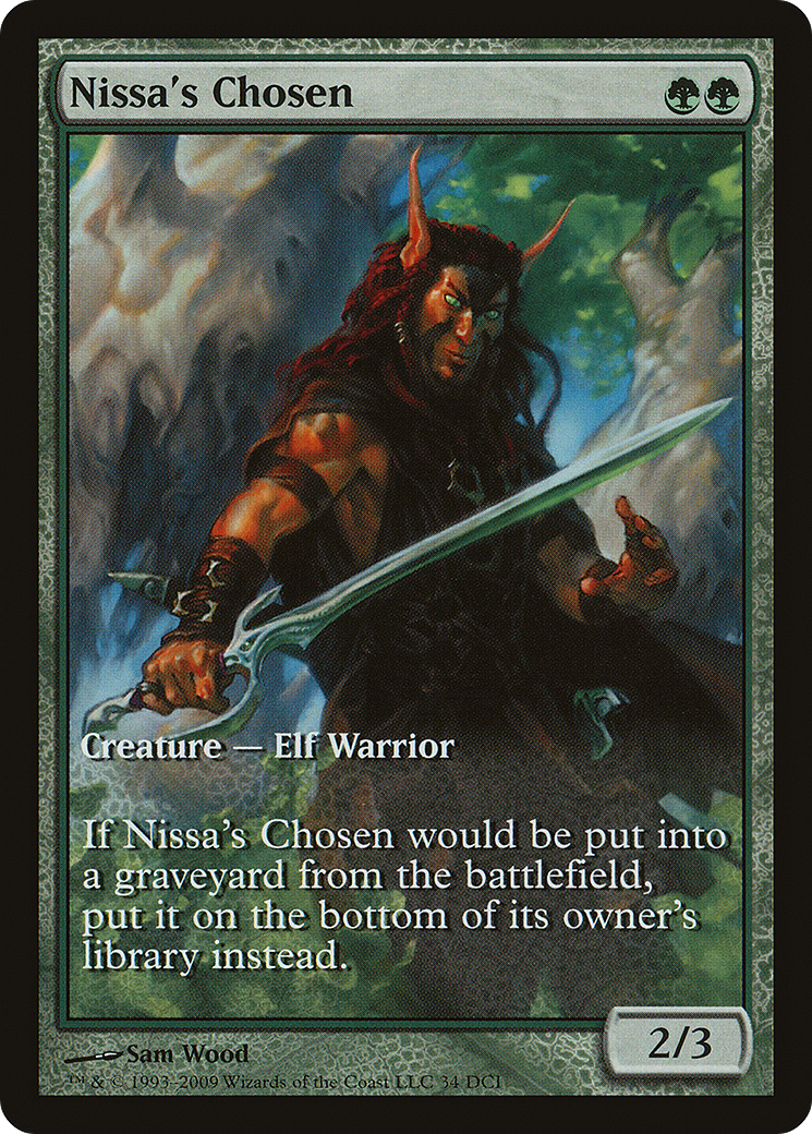 Nissa's Chosen (GAME-034) [DCI Promos]