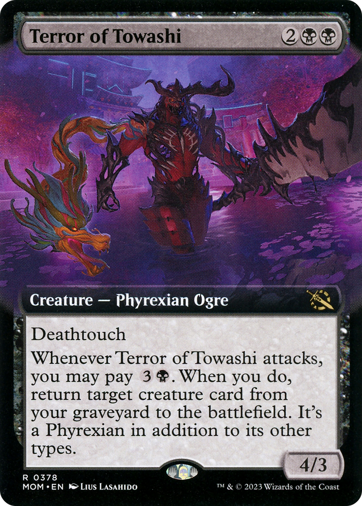 Terror of Towashi (Extended Art) (MOM-378) [March of the Machine]