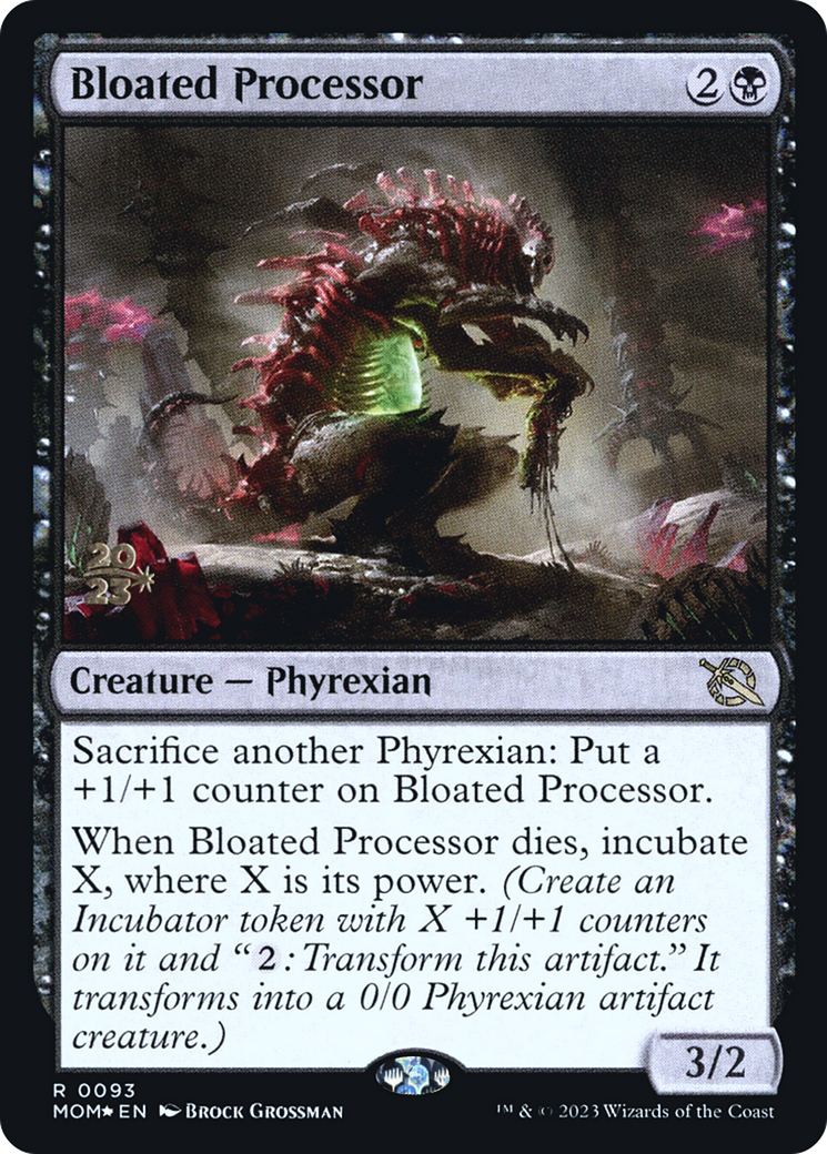 Bloated Processor (PRE-093) [March of the Machine Promos] Foil