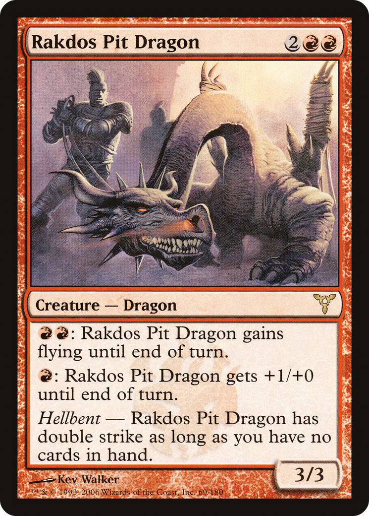 Rakdos Pit Dragon (DIS-069) [Dissension] Foil