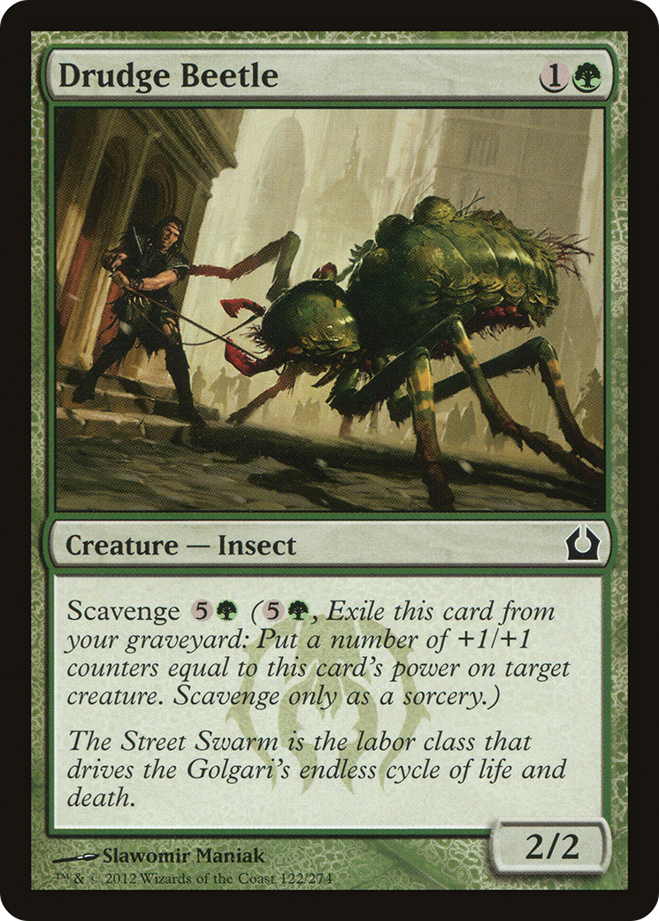 Drudge Beetle (RTR-122) [Return to Ravnica] Foil