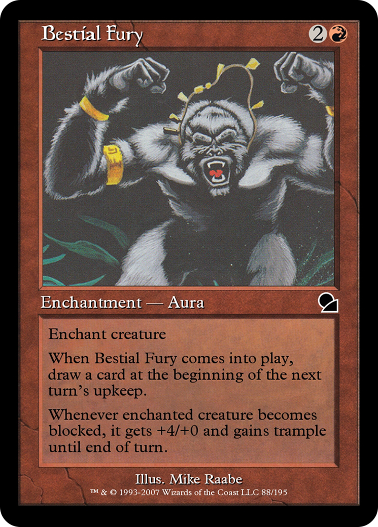 Bestial Fury (ME1-088) [Masters Edition] Foil