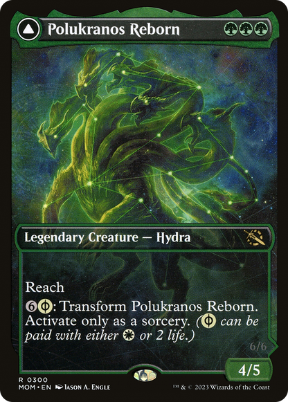 Polukranos Reborn (Showcase) (MOM-300) [March of the Machine] Foil
