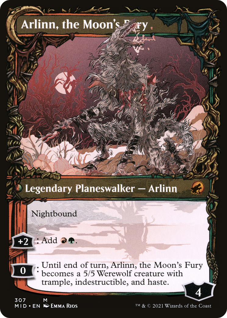 Arlinn, the Pack's Hope (Showcase) (MID-307) [Innistrad: Midnight Hunt] Foil