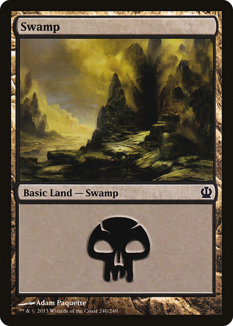Swamp (THS-240) [Theros] Foil