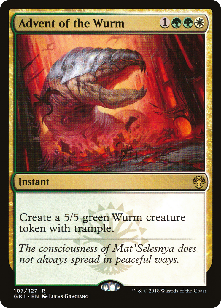 Advent of the Wurm (GR1-107) [GRN Guild Kit]