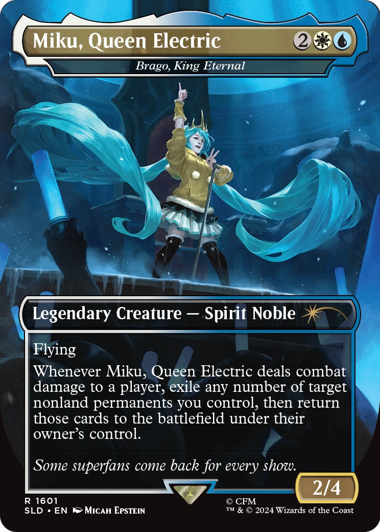 Brago, King Eternal (SLD-1601) (Borderless) [Secret Lair Drop]
