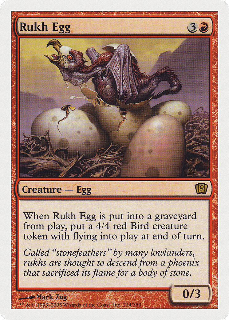 Rukh Egg (9ED-214) [9th Edition] Foil