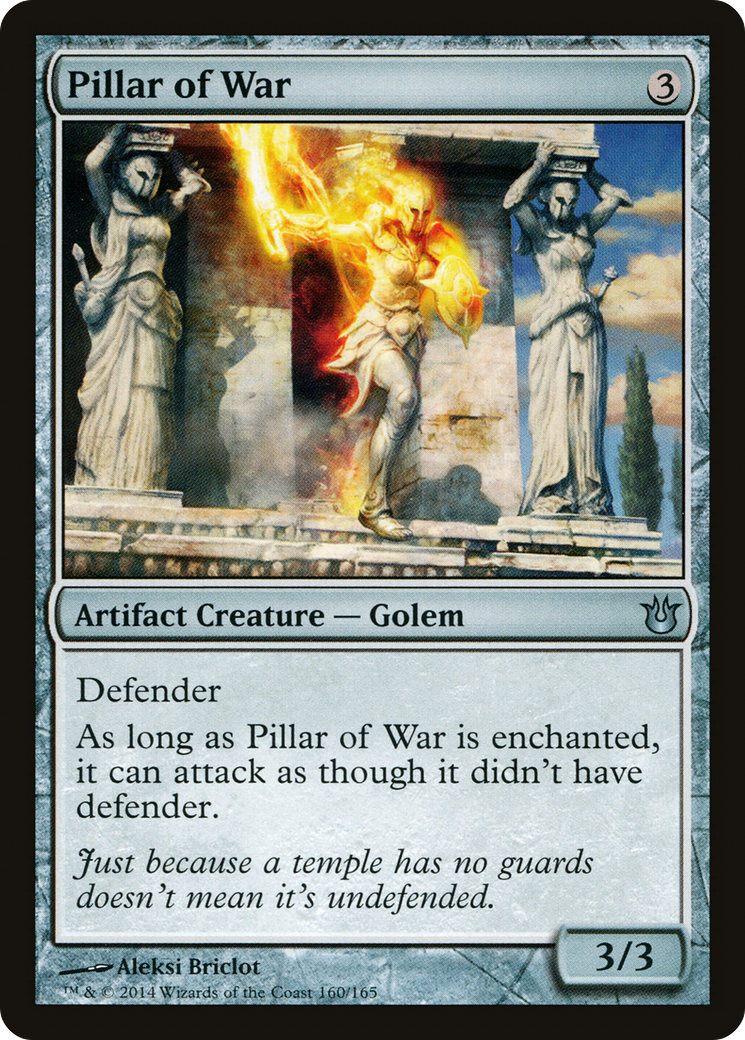 Pillar of War (BNG-160) [Born of the Gods] Foil