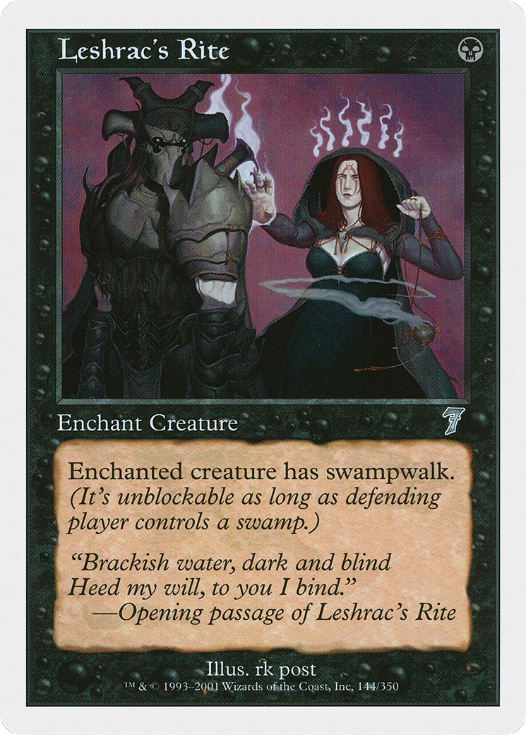Leshrac's Rite (7ED-144) [7th Edition] Foil