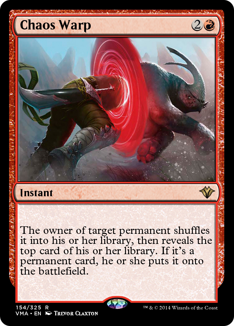 Chaos Warp (VMA-154) [Vintage Masters] Foil