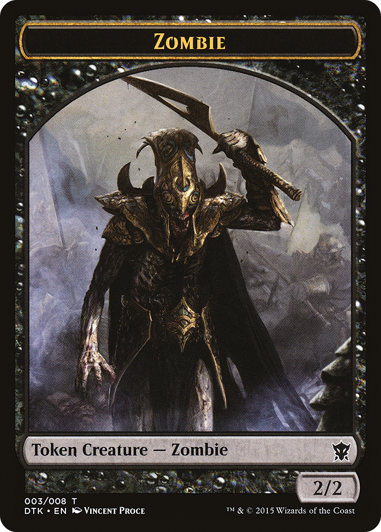Zombie Token (DTK-003) [Dragons of Tarkir Tokens]